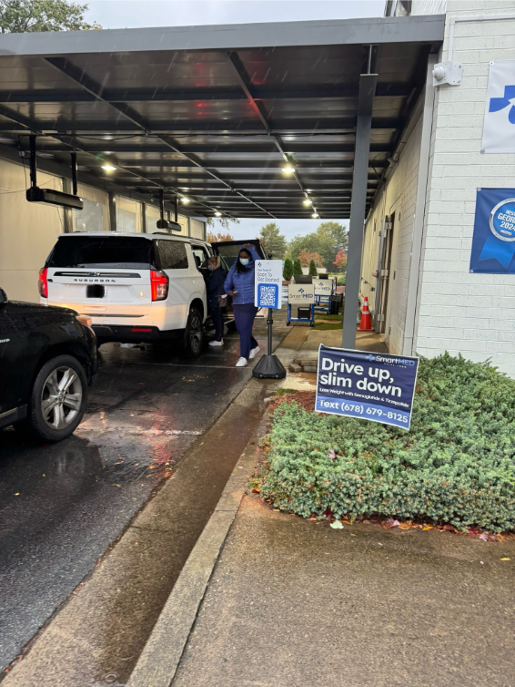 SmartMED drive-thru healthcare service in Roswell, Georgia