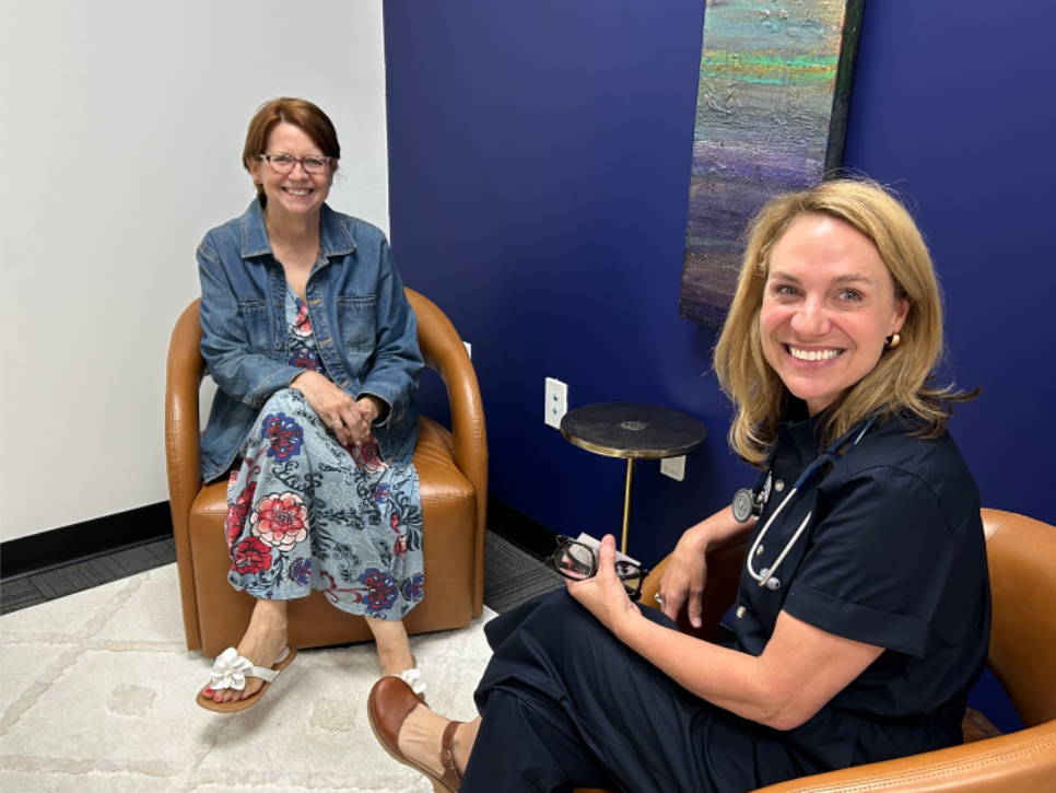 SmartMED primary care provider meeting with a patient in Roswell, Georgia