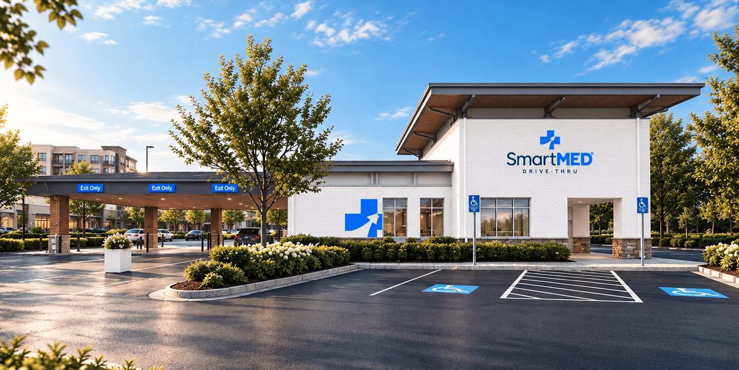 SmartMED Drive-Thru Dunwoody Building Exterior